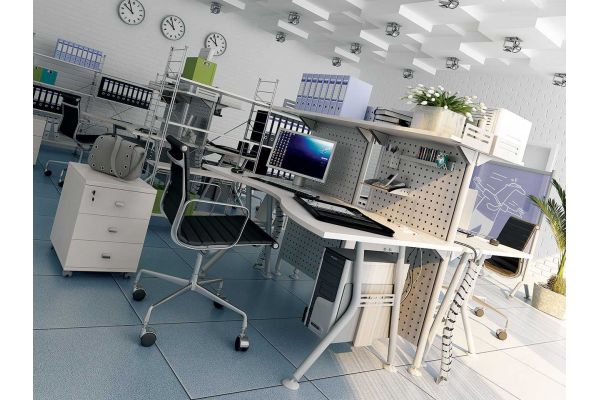 Мебель для персонала серии Plazma 2.0